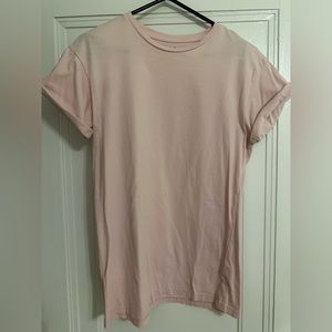 TOPMAN muscle tee pink